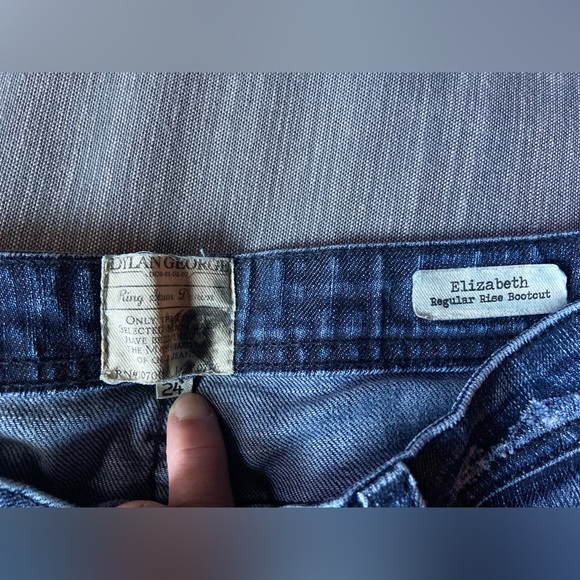 Dylan George Elizabeth regular rise boot-cut size 24x35 - Picture 3 of 3